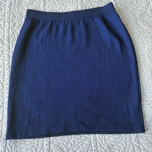St. John Collection Cobalt Blue Pencil Skirt